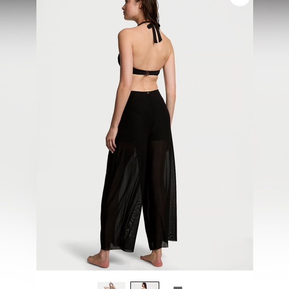 Victoria Secret Mesh Tie-Front Cover-Up Pants NWT - Picture 2 of 10